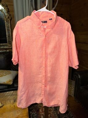 Daniel Cremieux Coral Short-Sleeve Button-Down Shirt